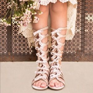 NIB Blush Joyfolie gladiator sandals! Easter 💖